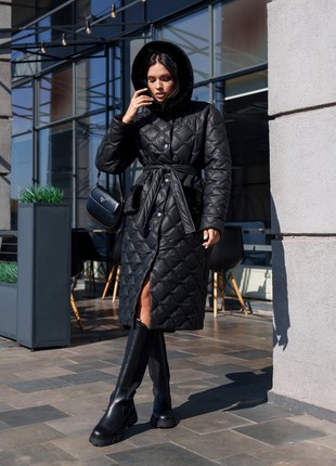 Extended winter coat Ventar black