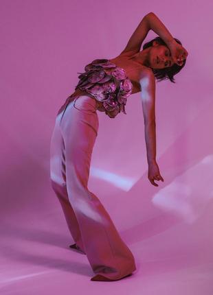Mid-rised flared pants8 photo