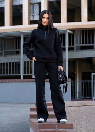 Warm fleece suit (Ilanda Issa) black