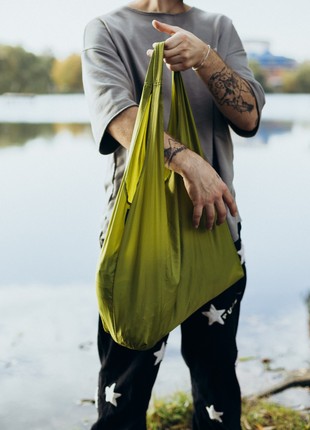 Shopper bag made from recycled plastic bottles ♻️, oliva1 photo