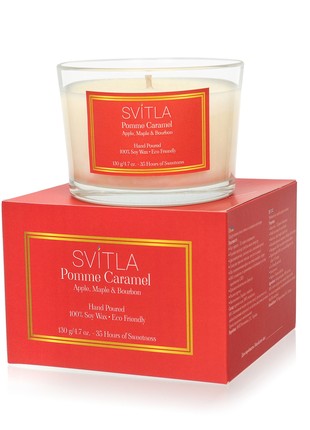 POMME CARAMEL scented candle by SVITLA