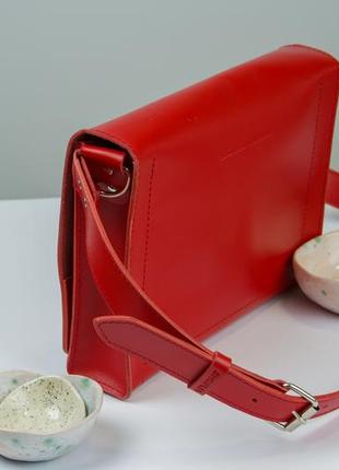 Elegant small bag, soft leather purse crossbody2 photo