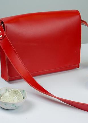Elegant small bag, soft leather purse crossbody3 photo