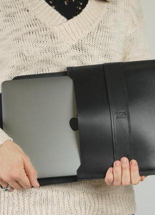 13inch leather laptop sleeve, cute laptop cover bag2 photo