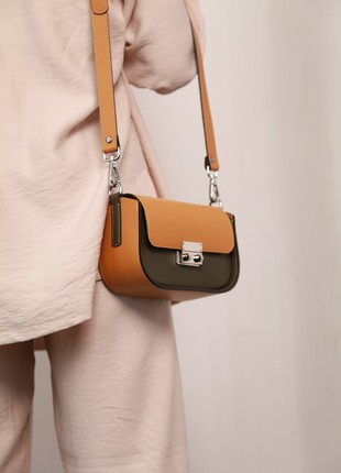 Leather Handbag for Woman, Crossbody Bag, Leather Purse, Shoulder Bag,  Lamponi Saddle One XS