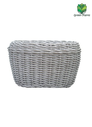Flower Pot 20 Liters (Planter for Flowers and Plants), Handmade Artificial Rattan Vase.