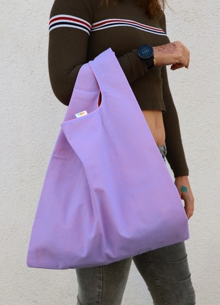 "Morti" large shopper bag for shopping, handmade. Tote bag.