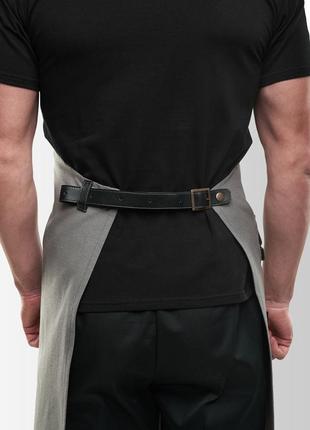 Apron jackson teflon grey3 photo