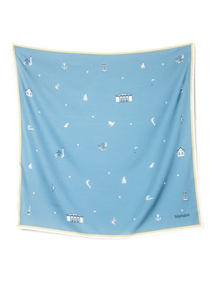 Head kerchief "My Mariupol", scarf for women, gift for her