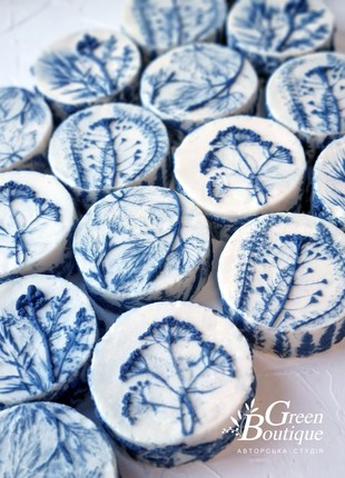 Set of author's natural craft soap Meadow grasses3 photo