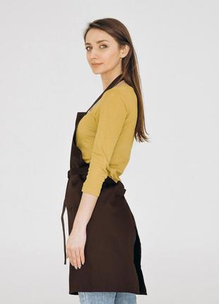 Apron vsetex latte short brown2 photo