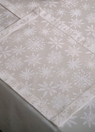 A set of napkins made of jacquard fabric  2 pcs "Snowflakes" 251-23/00