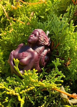 Beeswax candle Goddess of the sea
