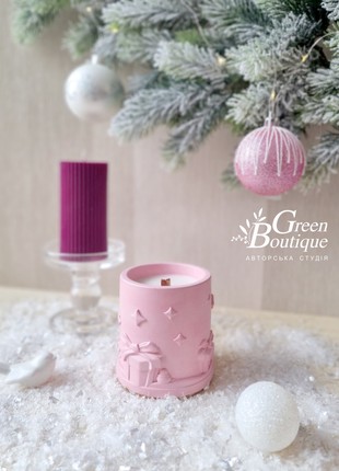 COZY CHRISTMAS  Natural  Coco Apricot Creme candle