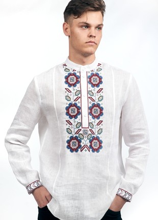 Man's embroidered shirt 227-20/09