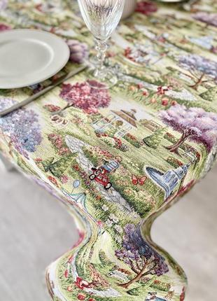 Tapestry tablecloth limaso 137 x 220 cm. tablecloth on the kitchen table5 photo