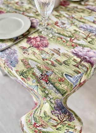 Tapestry tablecloth limaso 137 x 280 cm. tablecloth on the kitchen table5 photo