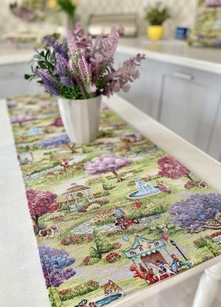 Tapestry table runner  37x100 cm.3 photo