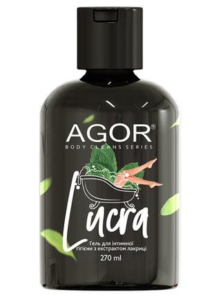 Lucra intimate hygiene gel with licorice