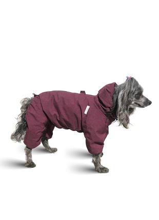 Dog overalls travis grayish red t4124/2xl