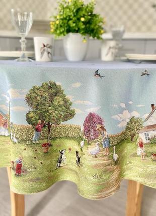 Tapestry tablecloth for round table ø160 cm, round2 photo