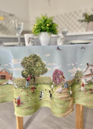 Tapestry tablecloth for round table ø160 cm, round3 photo