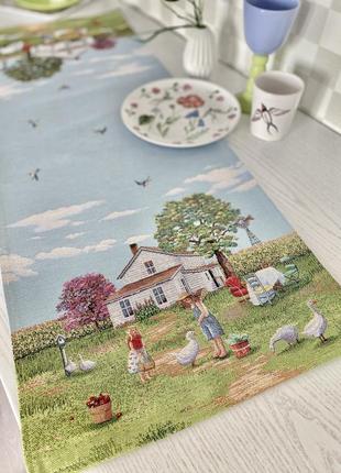 Tapestry table runner  37x100 cm.5 photo