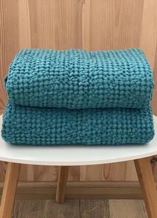Linen towel OCEAN 50x70 (20"x28")2 photo