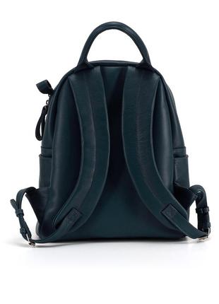 Leather backpack / sea-green7 photo