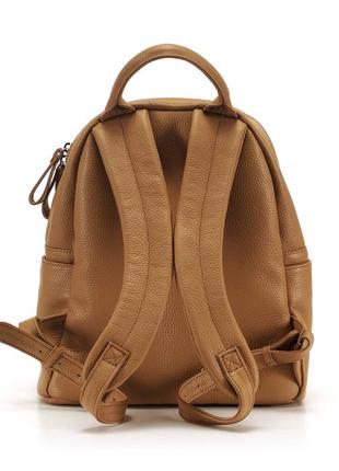 Leather backpack / caramel3 photo