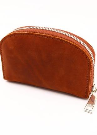 Handmade leather women slim purse pocket coins/ personalized mini classic wallet with card slot2 photo