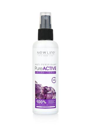 Antiperspirant lotion and deodorant for women pure active antibacterial