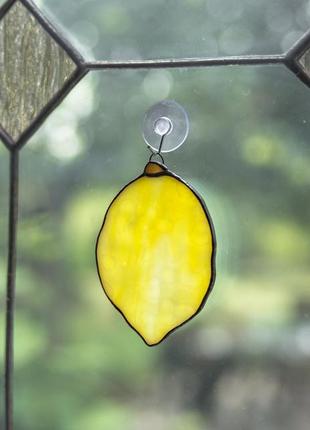 Lemon stained glass decor1 photo