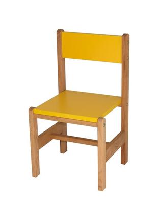 Chair for children № 24 yellow