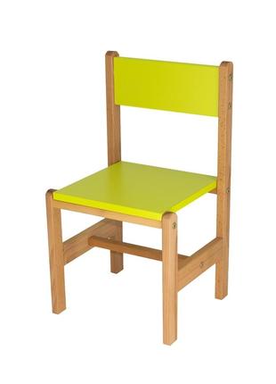 Chair for children № 24 lime