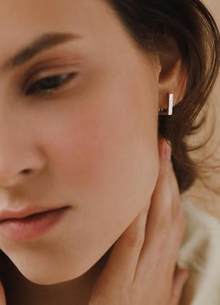 Square earrings2 photo
