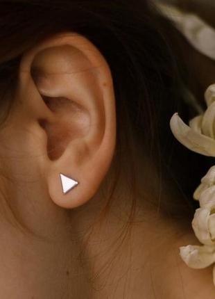 Triangle earrings1 photo