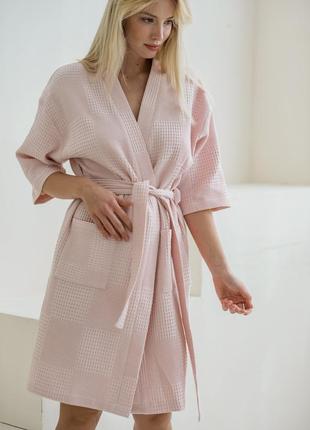 Cosy robe waffle kimono1 photo