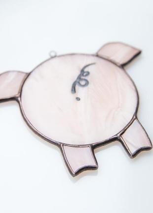 Stained glass pig decor8 photo
