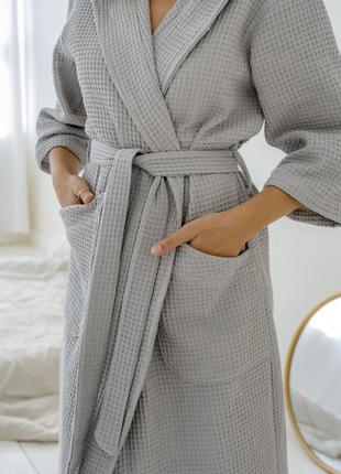 Cosy wafer robe with hood4 photo