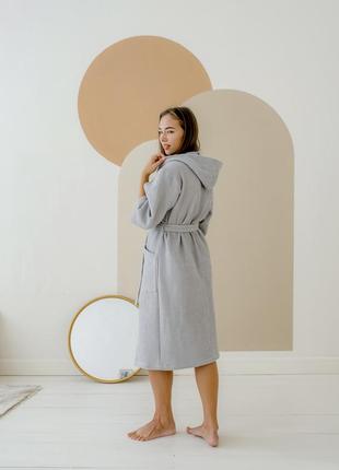Cosy wafer robe with hood6 photo