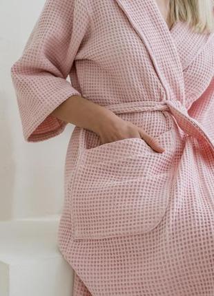 Cosy wafer robe with hood 2034 photo