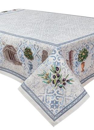Tapestry tablecloth limaso 137 x 240 cm. tablecloth on the kitchen table7 photo