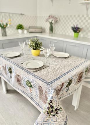 Tapestry tablecloth limaso 137 x 280 cm. tablecloth on the kitchen table3 photo