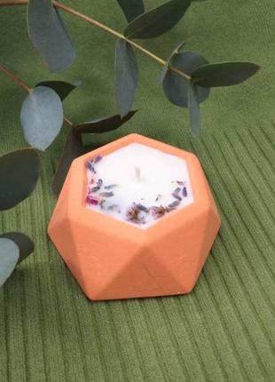 Eco candle pink peach 124-804 photo
