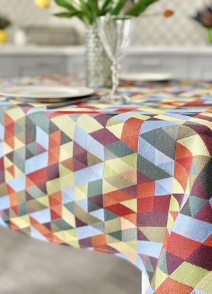 Tapestry tablecloth limaso 137 x 300 cm. tablecloth on the kitchen table4 photo
