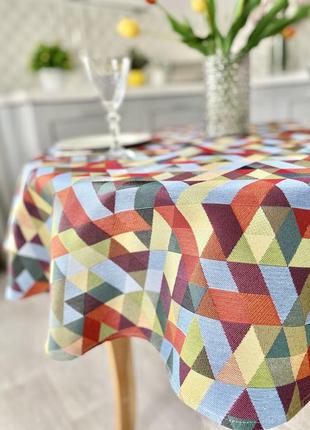 Tapestry tablecloth for round table limaso ø200 cm, round4 photo