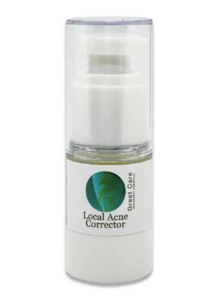 Local face corrector to combat acne in the early stages of 15ml Great Care
