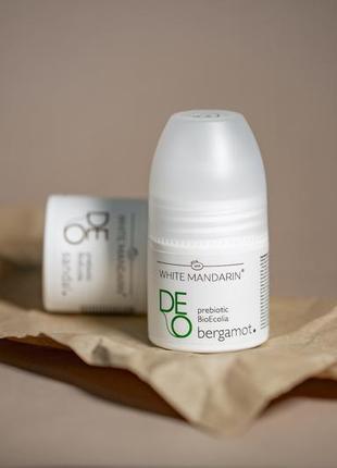 Natural deodorant deo bergamot