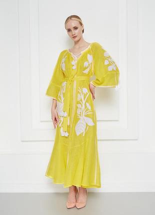 "eden" yellow maxi dress2 photo